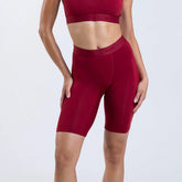 Biker High Waisted Rhubarb