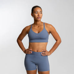 Win Lift Sports Bra Steel Blue