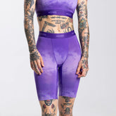 Biker High Waisted Purple