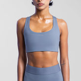 Win Boss Sports Bra Steel Blue