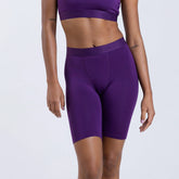 Biker High Waisted Wineberry