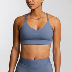 Win Lift Sports Bra Steel Blue